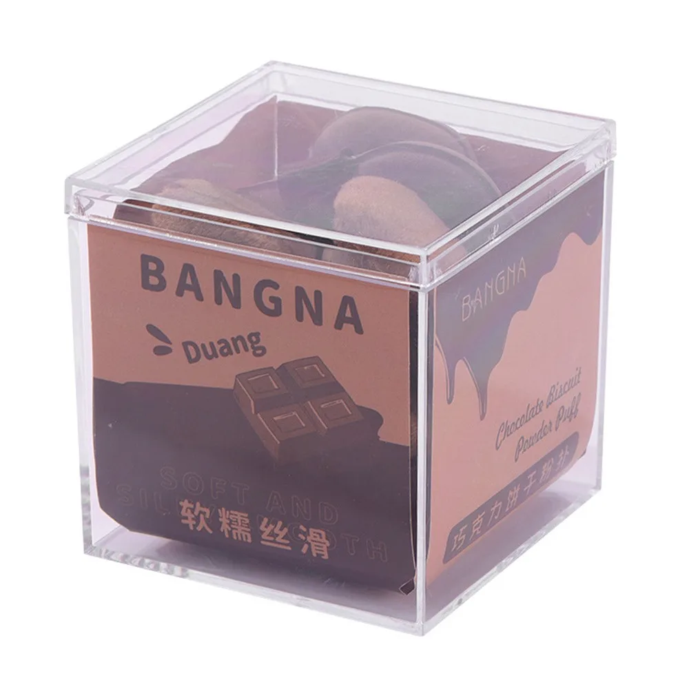 6 個ポータブル弾性パウダーパフスーパーソフトドライとウェット使用メイクスポンジセット快適なホールドミニメイクアップパフ