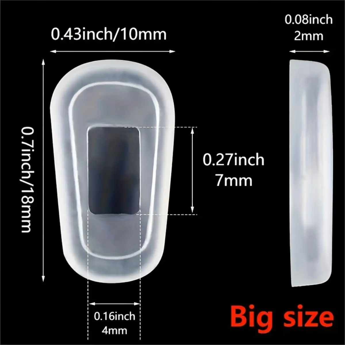 2/5/6/10 قطعة طقم تصليح النظارات طقم مسامير النظارات ومنصات أنف للنظارة مع أدوات المفكات للنظارات والنظارات الشمسية R #6