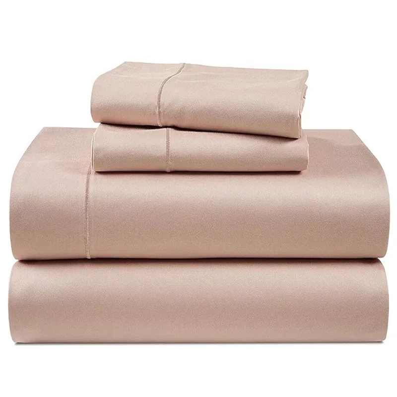 

Dreamreal Luxury 100% Bamboo Sheets Bed Sheets Set Cooling Breathable Bedsheet Silky Soft Bedding Sets 1000TC Customized Size