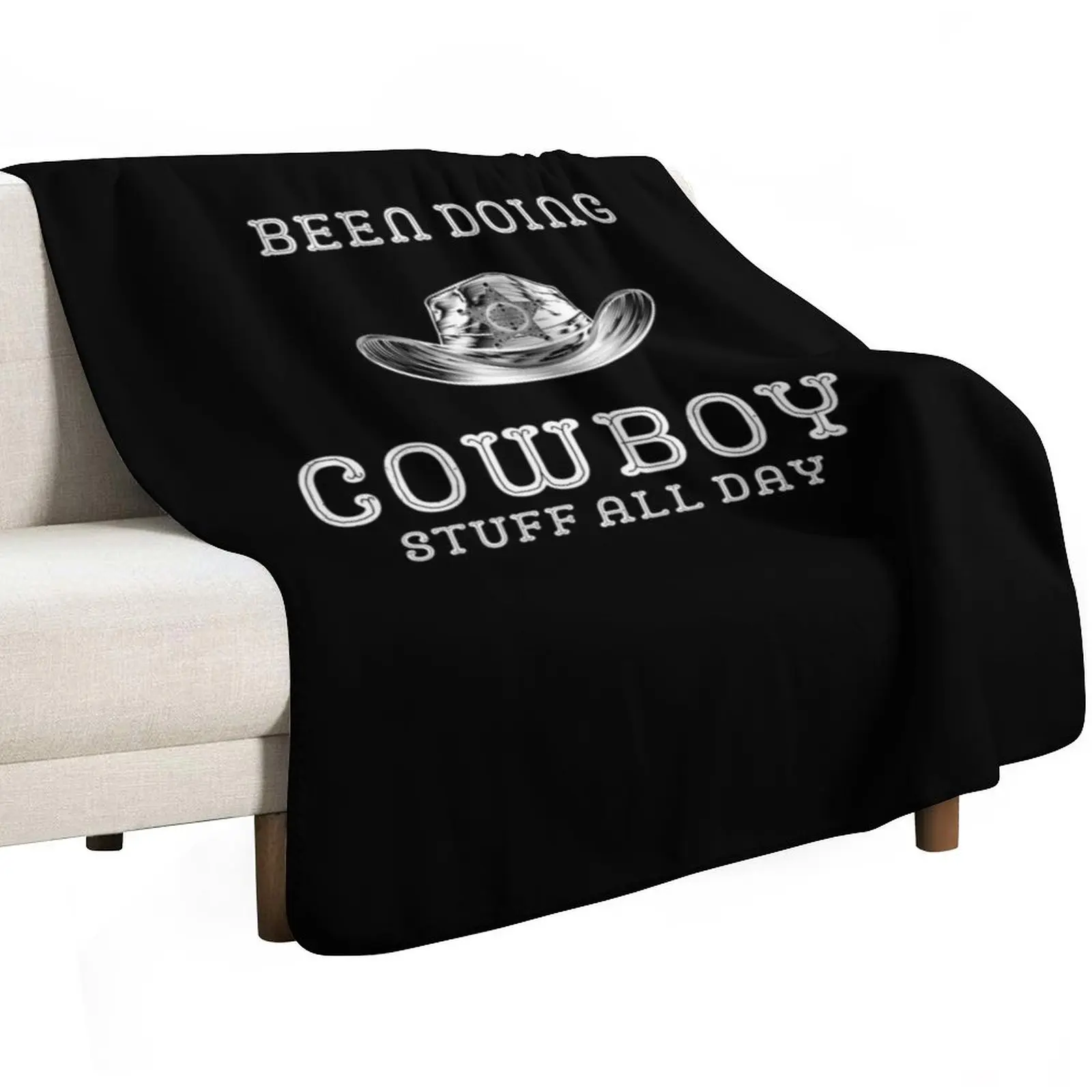 تم القيام بأشياء رعاة البقر طوال اليوم بطانية رمي الفانيلا القطبية لبطانية الشتاء #2