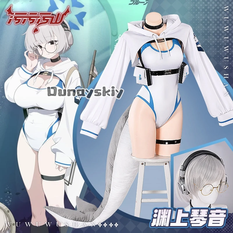 ​​​​​​​​​​​​​​​Yubami Kotone​ Cosplay Costume Wig Uniform Character Outfit Halloween Role Play Carnival Party Blue Archive​​
