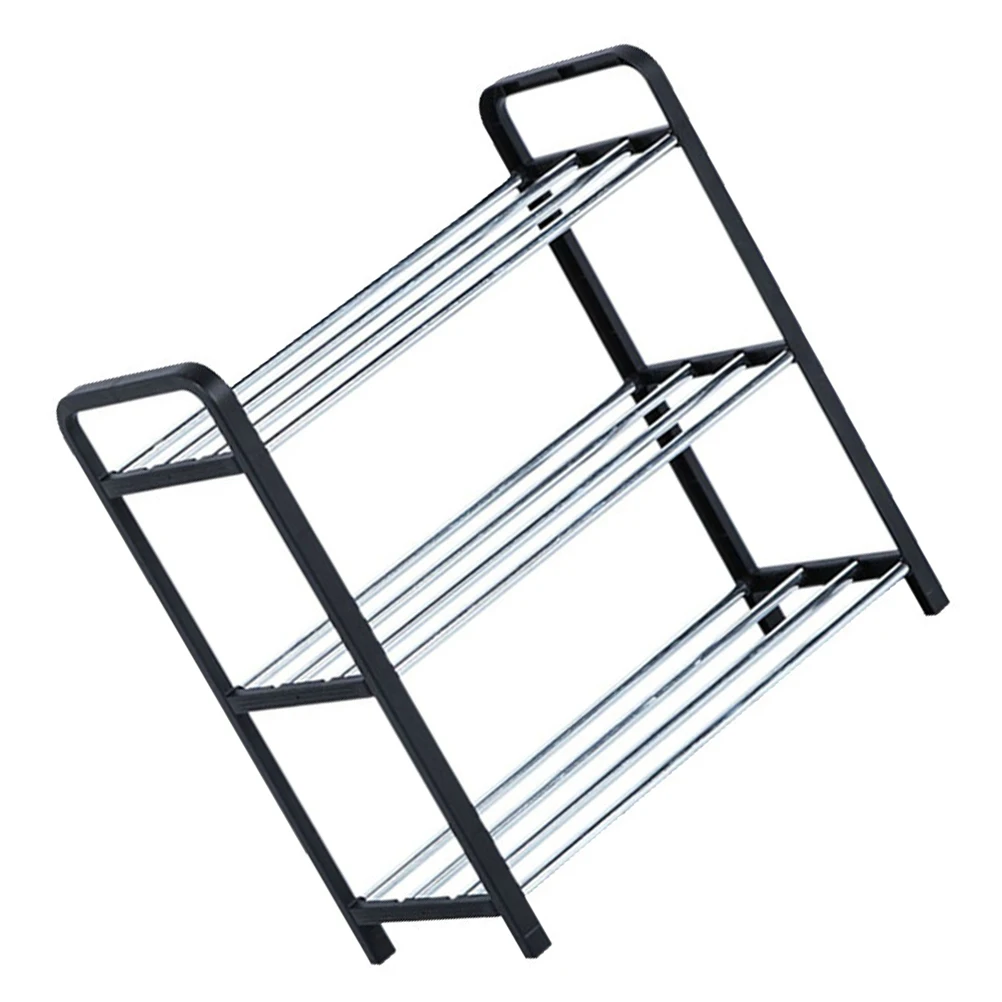 

Multi Layer Shoe Rack PP Steel Pipe Compact Size Storage Shelf Household Organizer Tidy Home Practical Furniture