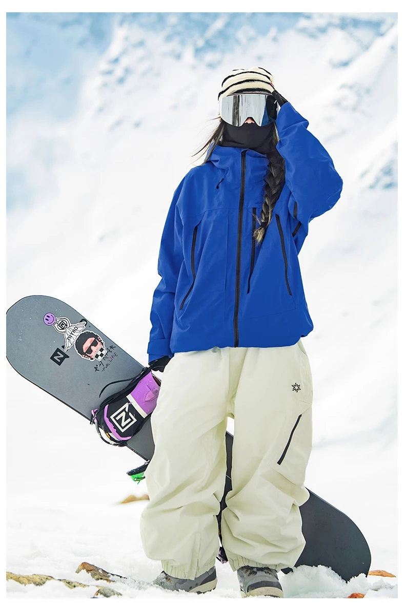 John Snow Wasserdichtes Skianzug-Set für Damen und Herren, wärmeisolierte Snowboardjacke, Hose, Ski-Outfit für Wintersport – Detail 23