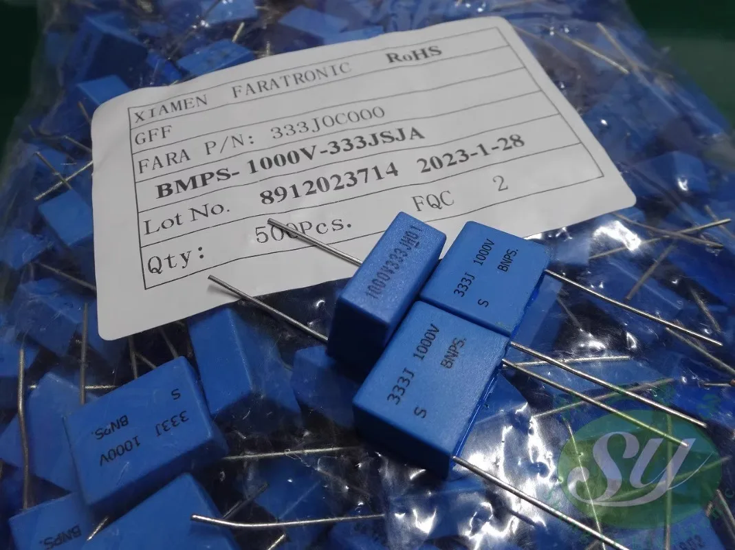 

10PCS SUNG HO 0.033uf/1000v 33nf 333 New long pin film capacitor 15MM