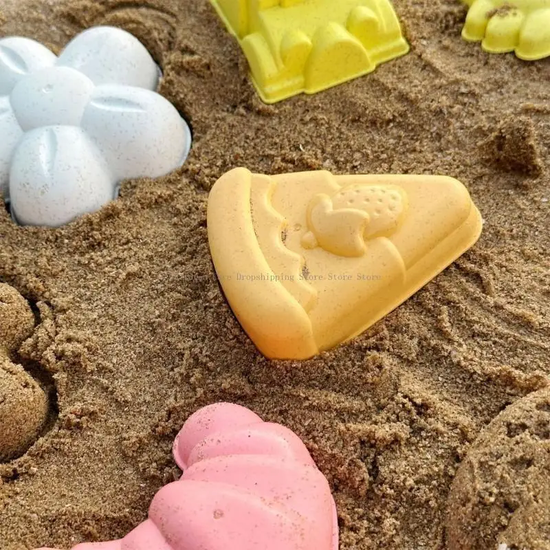  Children Beach Toy Sand Molds for Kids Flower Maker for Gardening Snow Backyard Beach Gadgets Sand Tool
