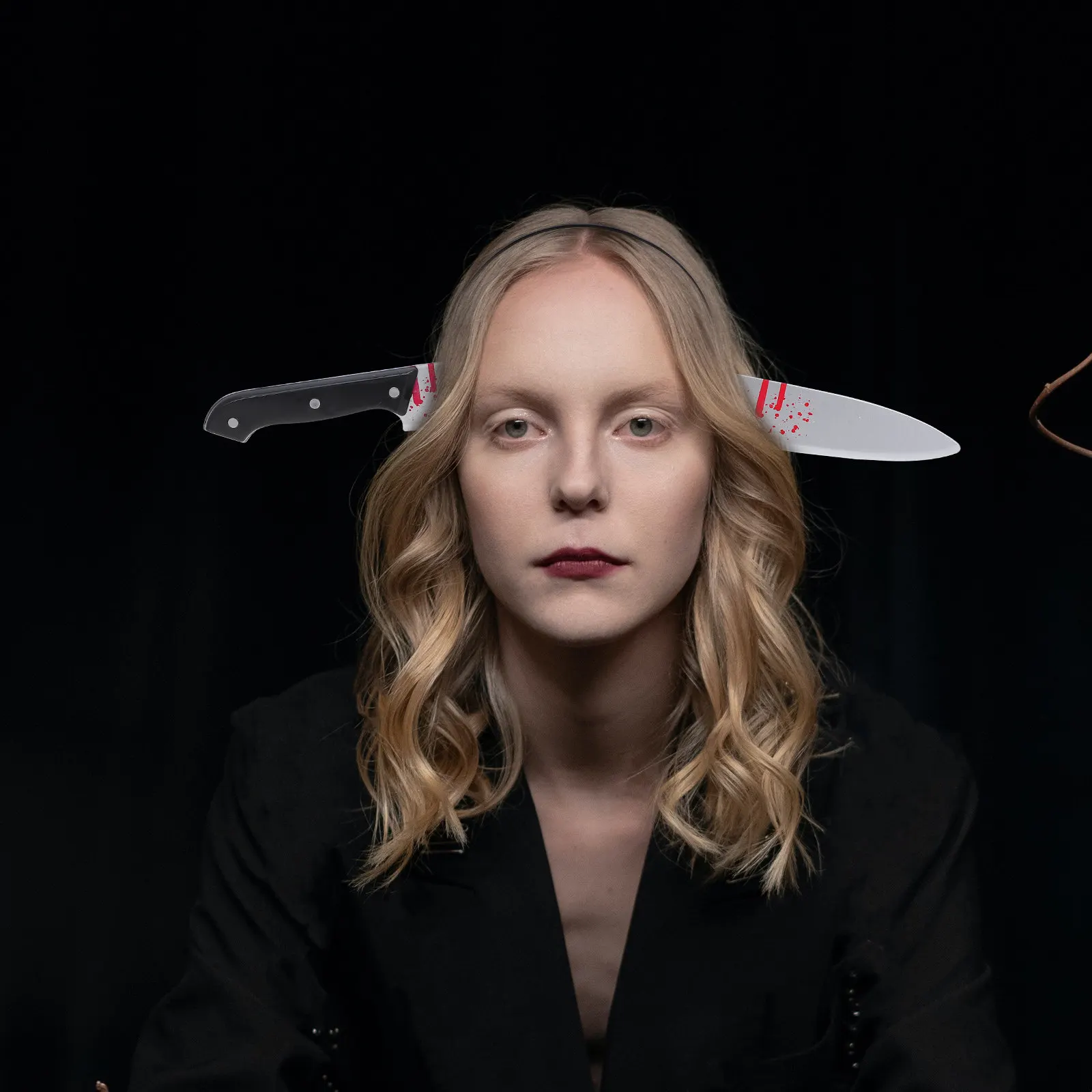 

3Pcs Halloween Trick Hair Hoop Lightweight Plastic Decorative Headband Party Accessory Halloween Props Party Trick Hair Hoop