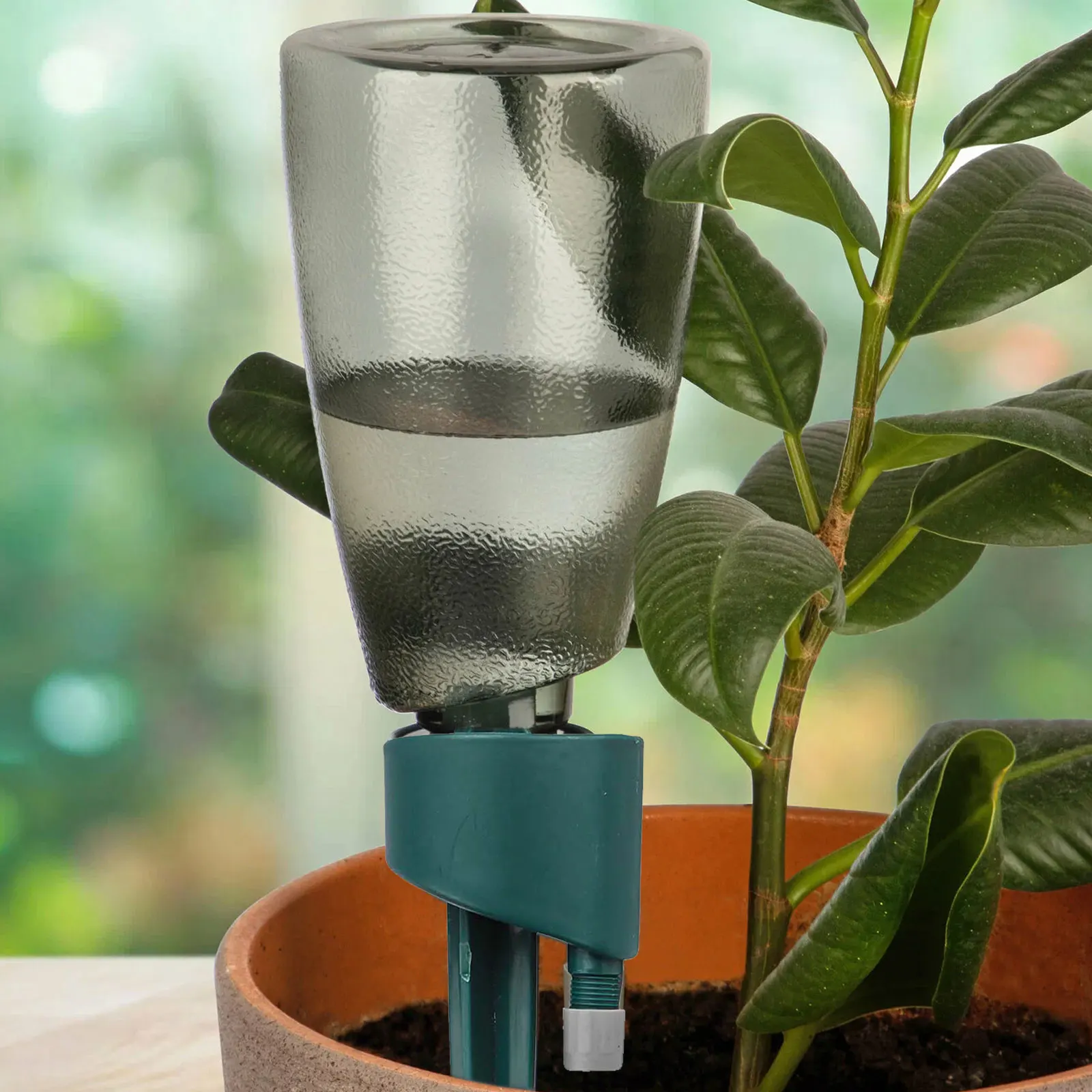 Automatic Waterer House-hold Drips Irrigation Flower Waterer Dripper Lazy Potted Timing Seepager Garden Self Watering Pot