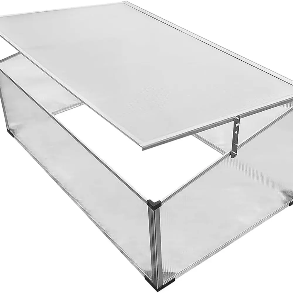 

Складная алюминиевая теплица с холодной рамой, складная, 3,3 x 1,6 x 1,3 фута