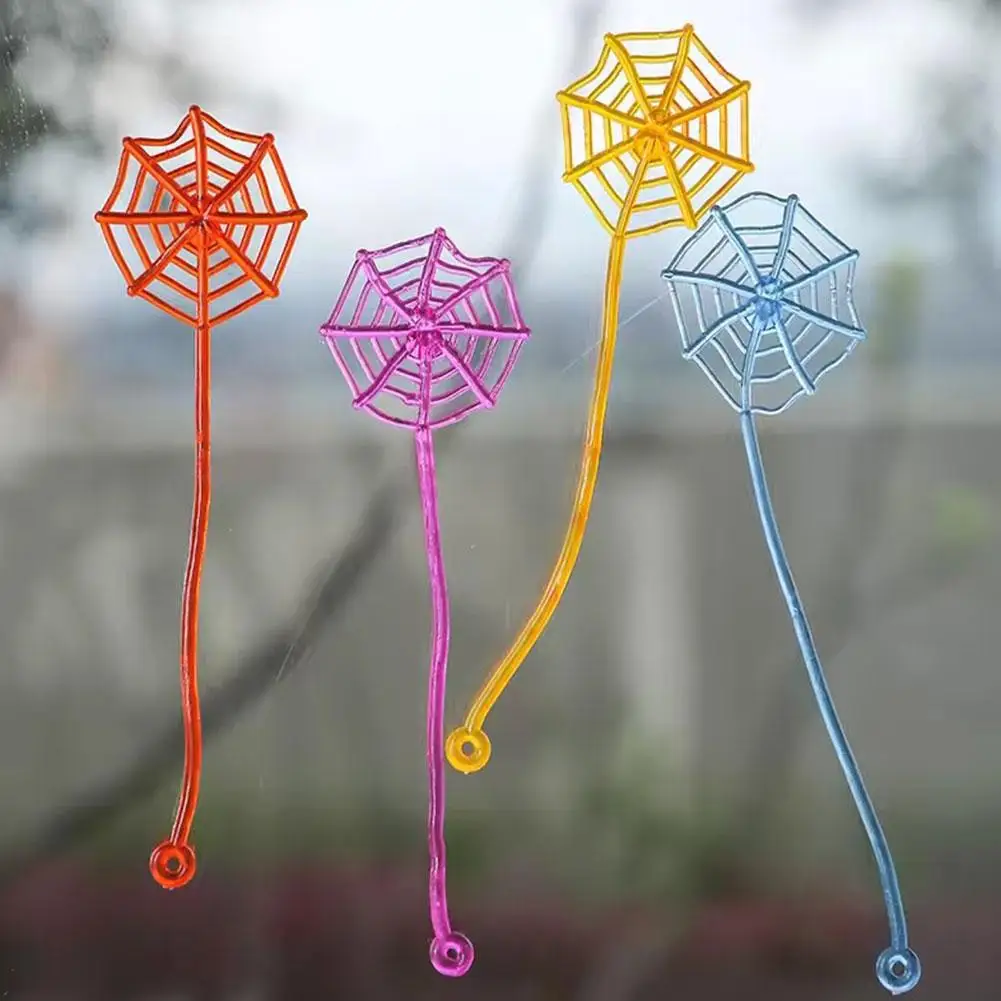 30pcs/bag Sticky Spider Web Creative Toy Party Favor Decorations, Kids Birthday Party School Prize Gifts Party Favors