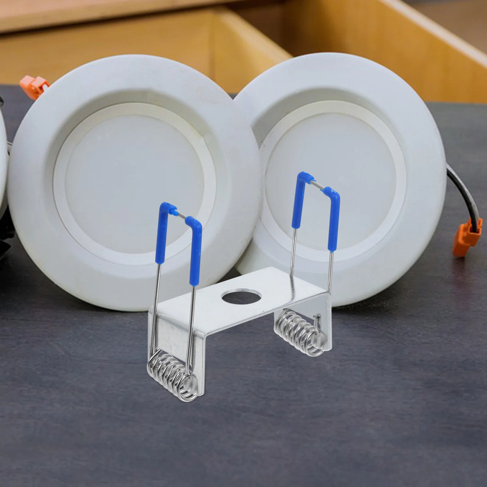 10 قطعة ملحقات الإضاءة لمصباح لوحة Led راحة النازل الربيع كليب سقف جبل حامل أجزاء أداة التثبيت السريع