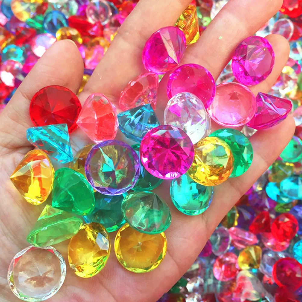 

72 Pcs Crystal Ornaments Wedding Decorations Acrylic Gems Party Diamond Aquarium Artificial Jewels