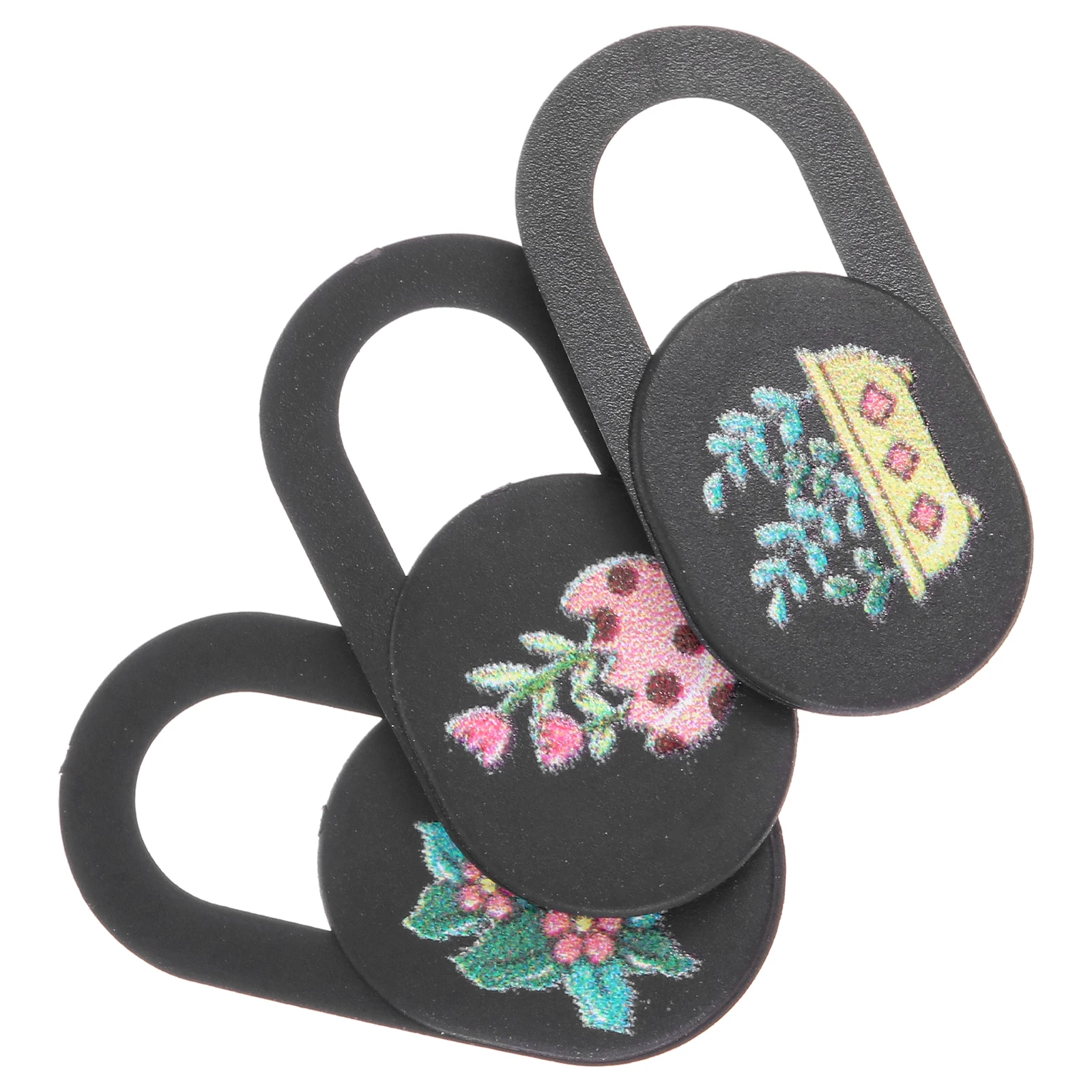 

3 Pcs Mobile Phone Camera Protection Cover Cute Protective Protector Covers Green