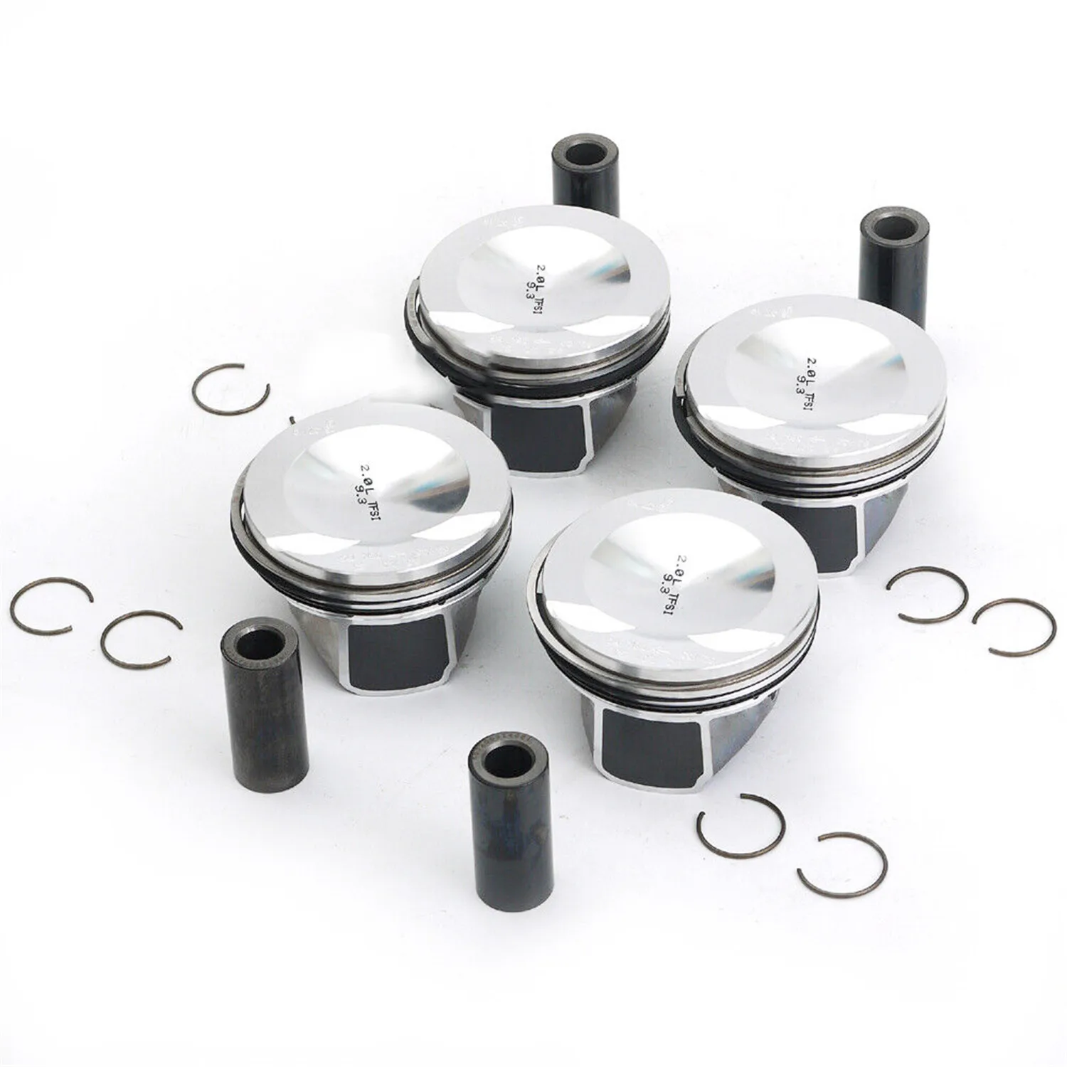 Jeu de segments de piston pour Audi, pièces de voiture moteur, S3, 8V, TTS, Golf R, MK7, 2.0, TSI, CJX, DJH, ChrU, 06K, 107, 065, 06H, 198, 151, C, 06H, 198, 15/s, 4 pièces