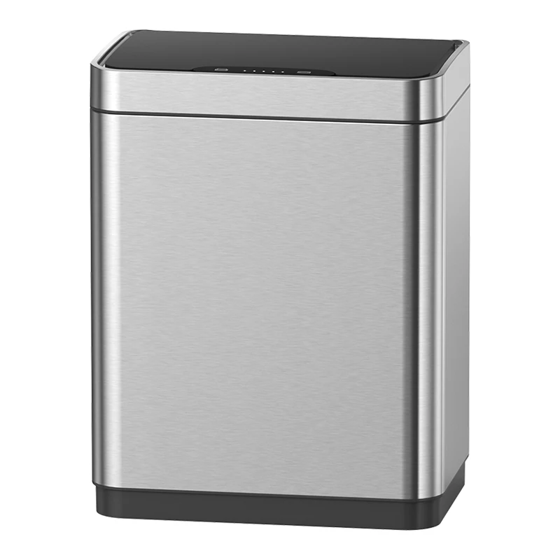 

50L automatic trash can with odor absorption filter and 13-gallon trash can with sensor touch switch