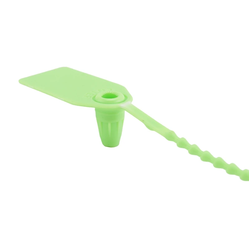 100 Plastic Tamper Seals, Numbered Zip Ties Tags,Disposable Self Locking Signage for ,Shipping,250mm D