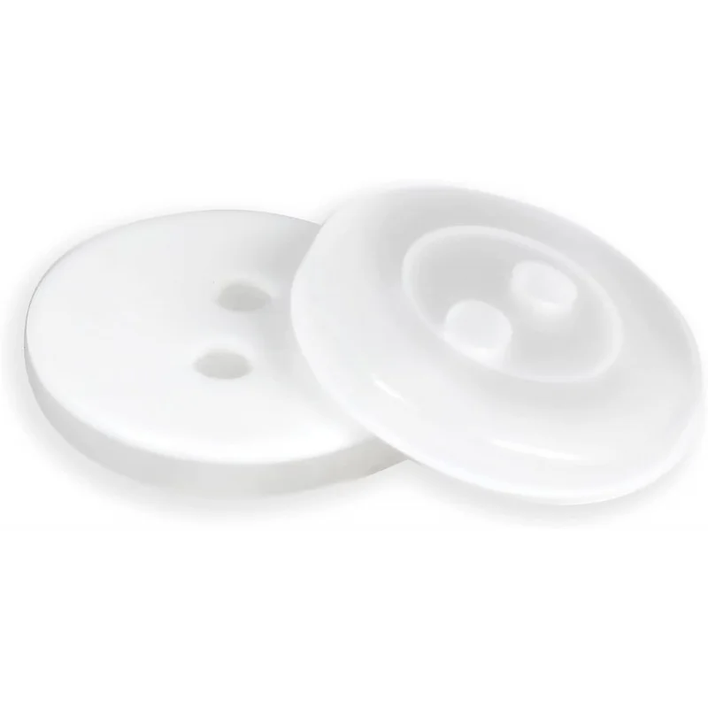 Camicetta, Perla Bianca, 11mm, 20 Pezzi Bottoni Camicia, Conteggio