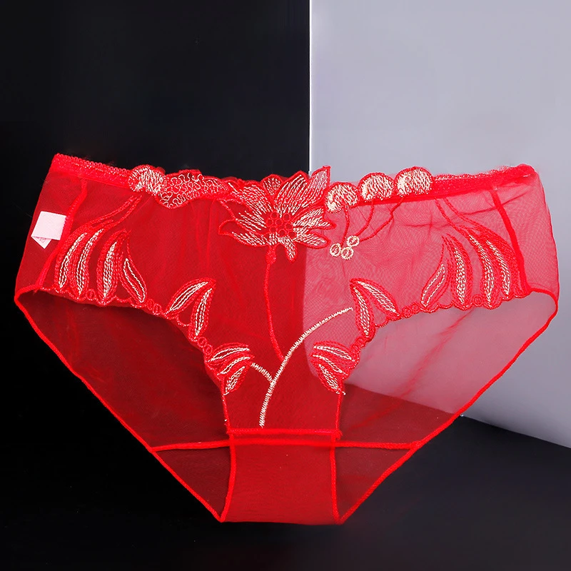 

Sheer Floral Women's Panties - Sexy Lace Lingerie Briefs Comfortable & Stylish Underwear