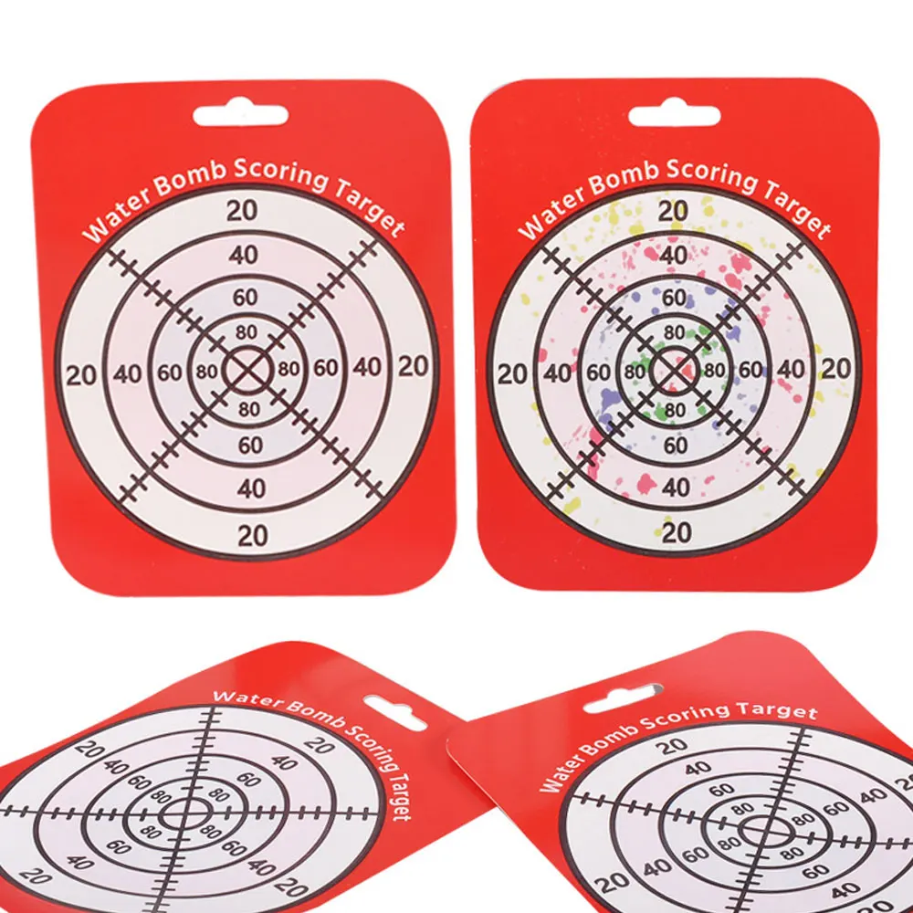 Sport all'aria aperta Palla gel Pistola giocattolo Allenamento Bersaglio Paperr CS Attrezzatura da gioco Accessori giocattolo Cambia colore Bersaglio punteggio QG771