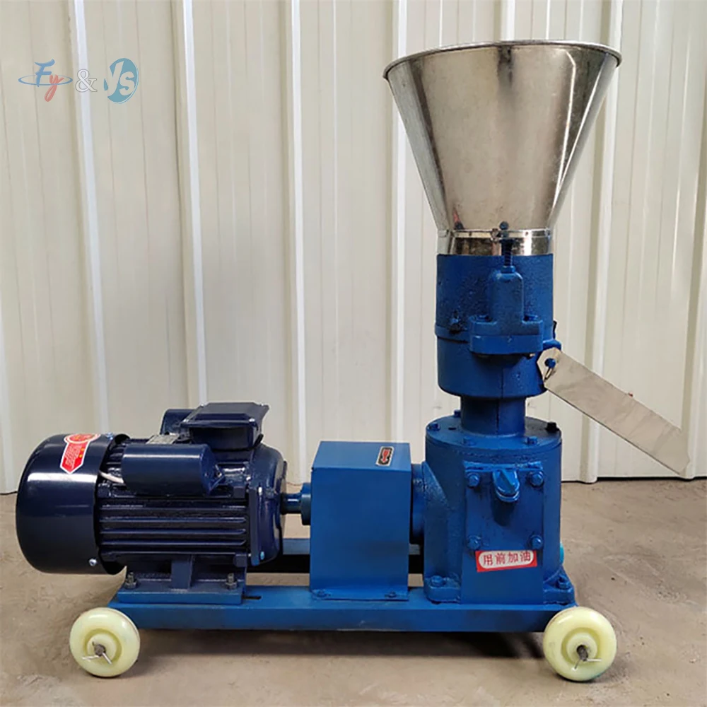 Máquina de pellets, máquina eléctrica para fabricar pellets de césped y comidas de pollo y aves de corral, granulador de alimentación multifunción para ganado/pescado 150 kg/h