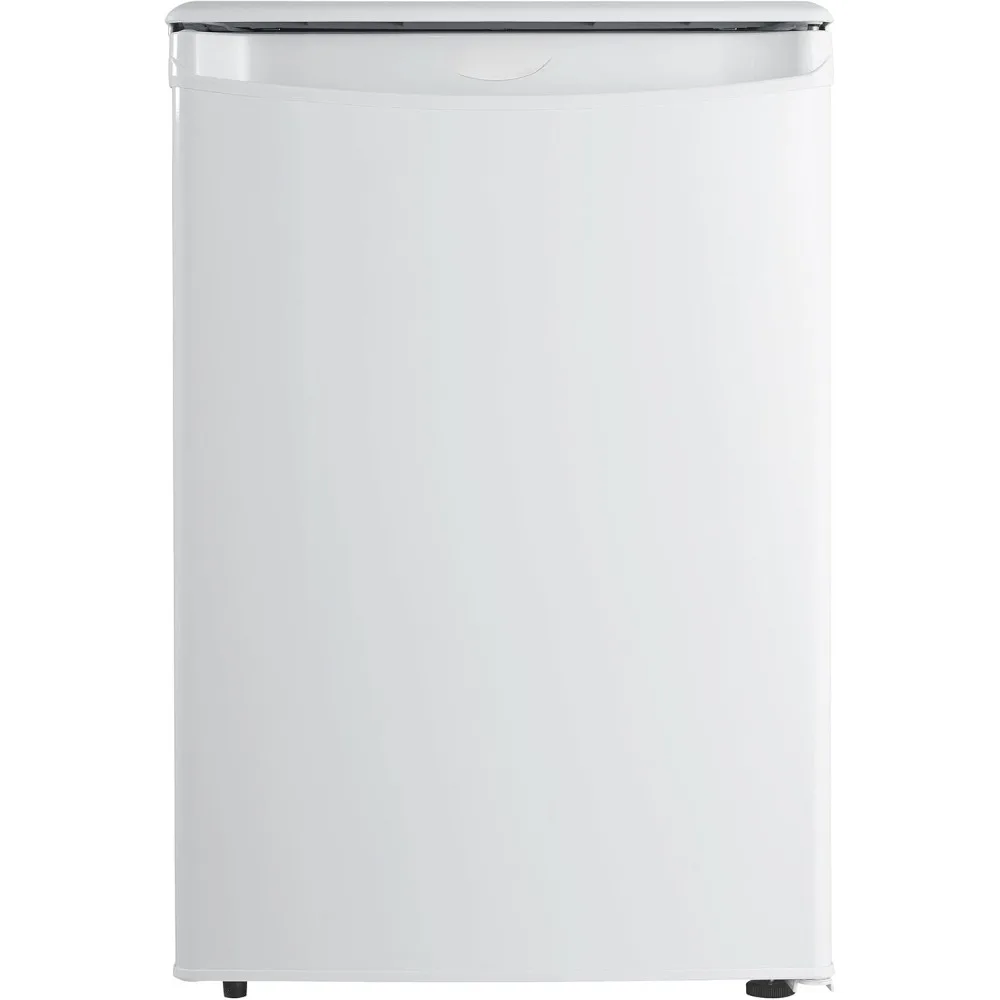 Designer 2.6 Cu. Fédération. Mini réfrigérateur blanc compact pour chambre à coucher, bureau, bar, comptoir, camping