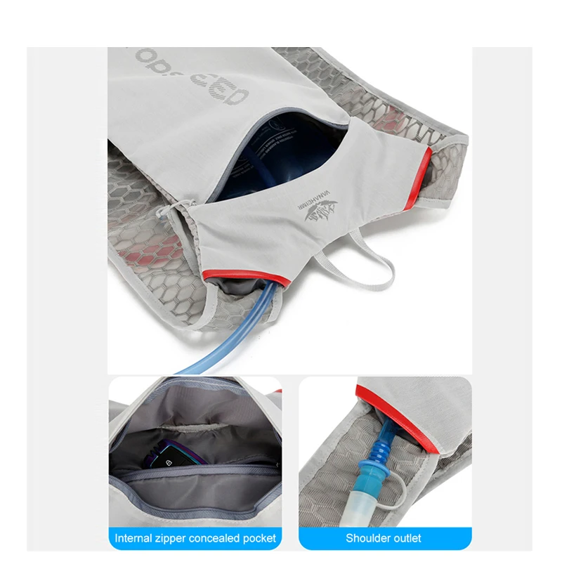 1pcs Running Hydration Vest Pack - Backpack Great for Outdoor Sports of Running Hiking Camping Cycling Skiing
