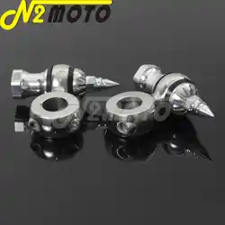 Motorcycle Old School 1'' 25mm Handle Bar Mount Bars Clamps Kit For Harley Custom Cafe Racer Bobber Chopper Honda Suzuki Yamaha