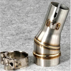 Slip On GP Motorcycle Exhaust Pipe Converter Connector Interface Welding Connector Adapter Muffler link pipe 50.5mm to 35.5mm