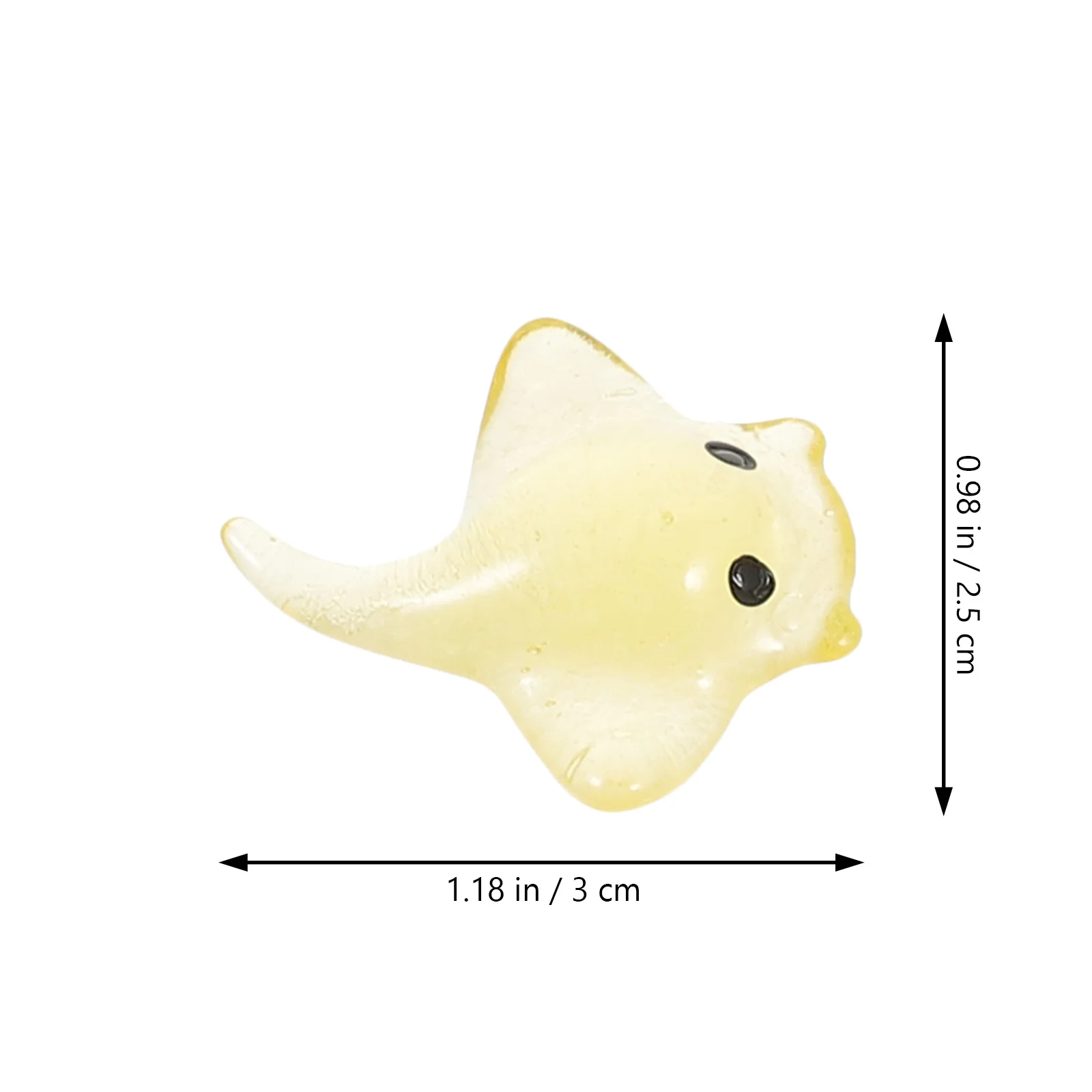 

20Pcs Creative Resin Ocean Fish Decor Vivid Mini Marine Life Statue for Aquarium Terrarium Mini Scene Decoration