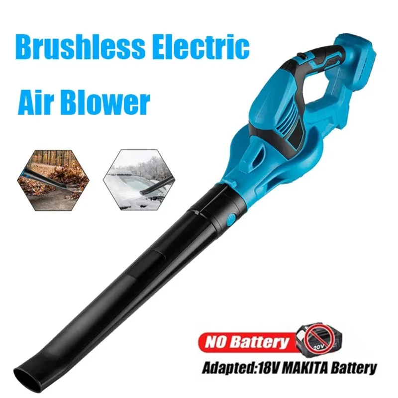 

Мощный электрический вентилятор для Makita, аккумулятор 18 В, ручной беспроводной вентилятор для листьев/снега/пыли, садовый инструмент
