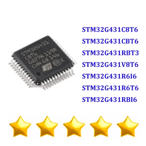 STM32G431C8T6 STM32G431CBT6 STM32G431RBT3 STM32G431V8T6 STM32G431R6I6 STM32G431R6T6 STM32G431RBI6