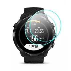 2Pcs Tempered Glass For SUUNTO7 9 Baro9 PEAK Pro 5 3 Fitness D5 DX Watch Screen Protector 9H Anti-Scratch Durable HD Clear Glass