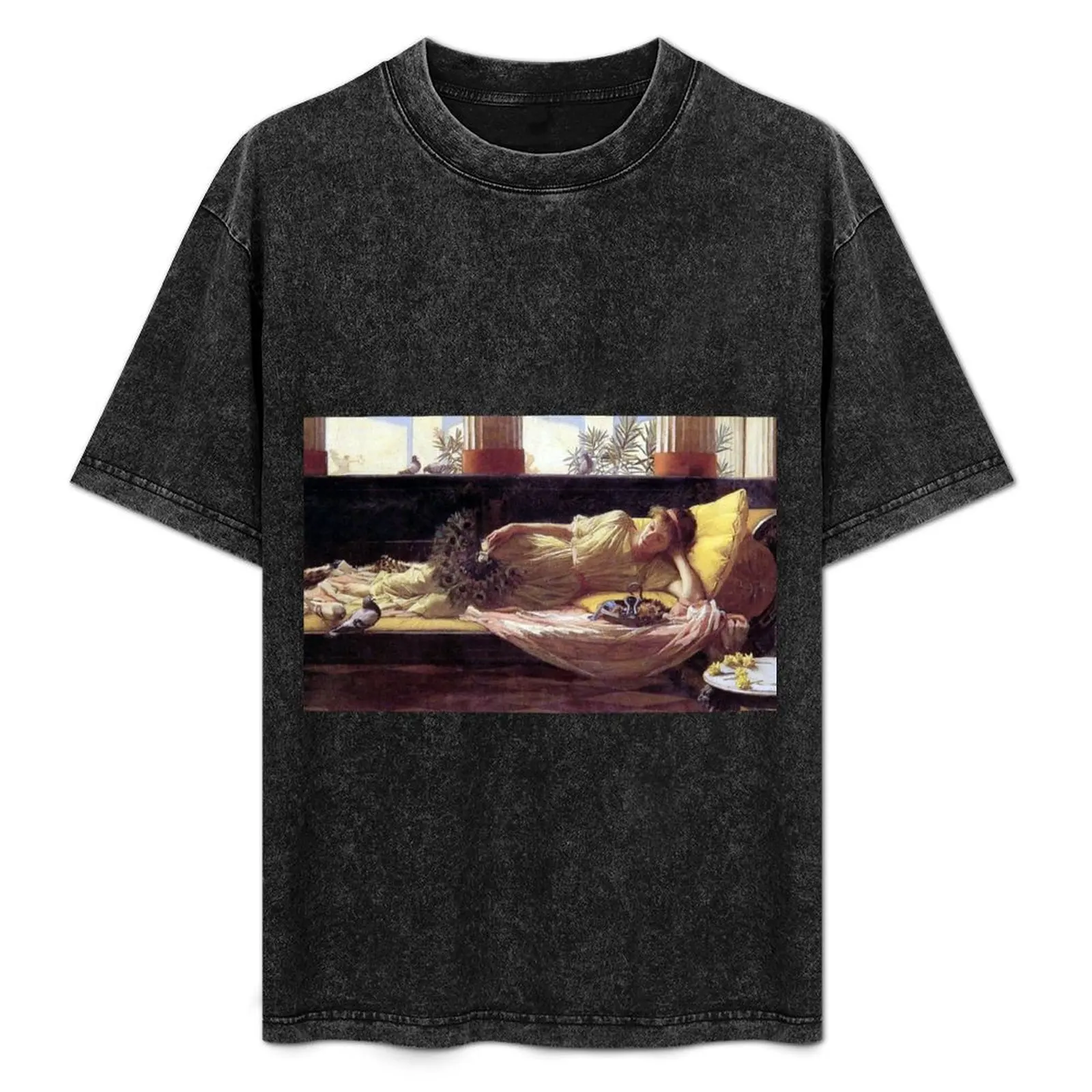 

Dolce Far Niente (Sweet Nothings) - John William Waterhouse T-Shirt Novelty Graphic Tee Shirt