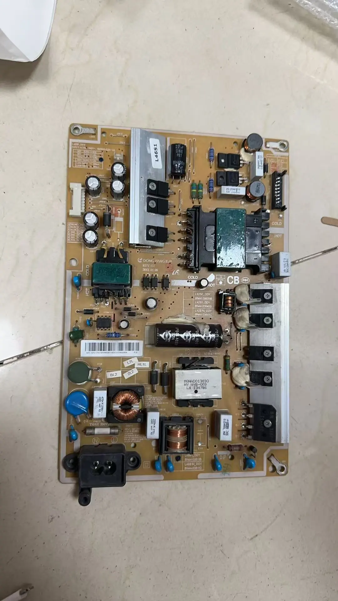 Good Test For UE46F5000 UE46F5500 BN44-00610B = BN44-00609A = BN44-00611B Power Supply Board UN46F5000 HG46NB678 UE42F5000