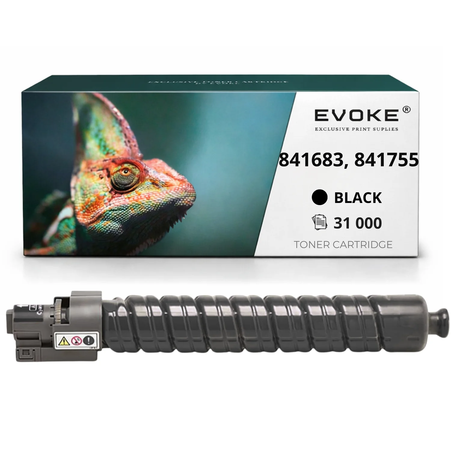 Evoke compatibele toner voor Ricoh Mpc-5502 Mpc5502 Mpc-4502 Mpc4502 841683 841755 Zwart 31000 pagina's Mp C5502 Mp C4502