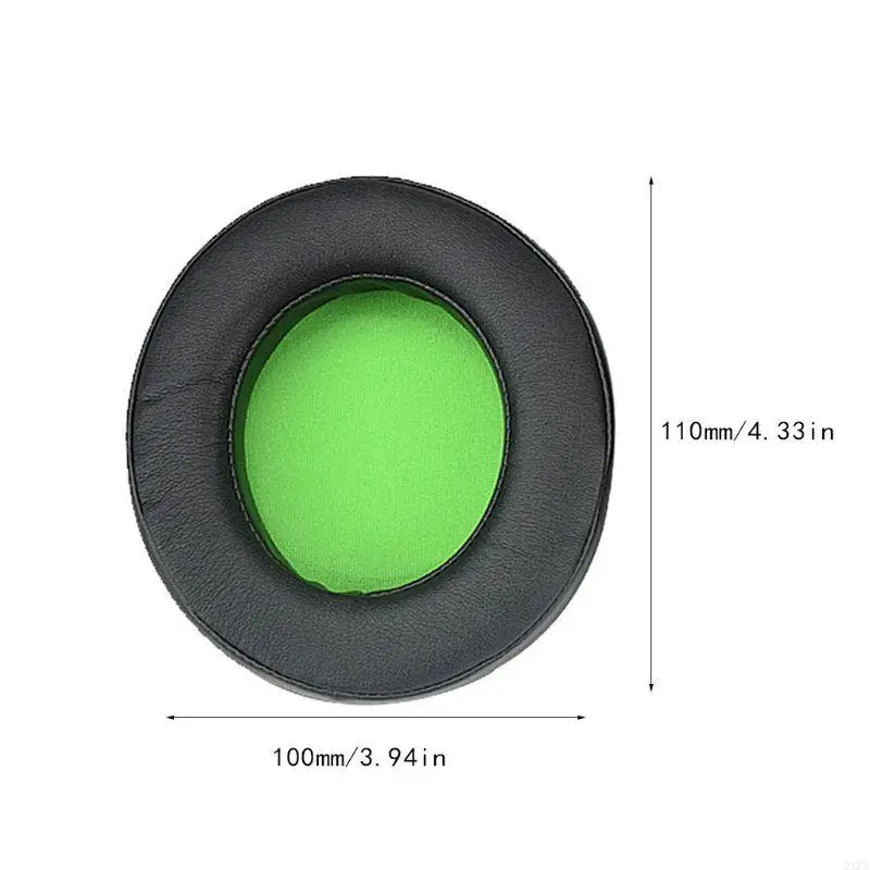 

2XPA Soft Comfortable Ear Pad Cover Round Earmuff Earphone Holster for Kraken 7.1