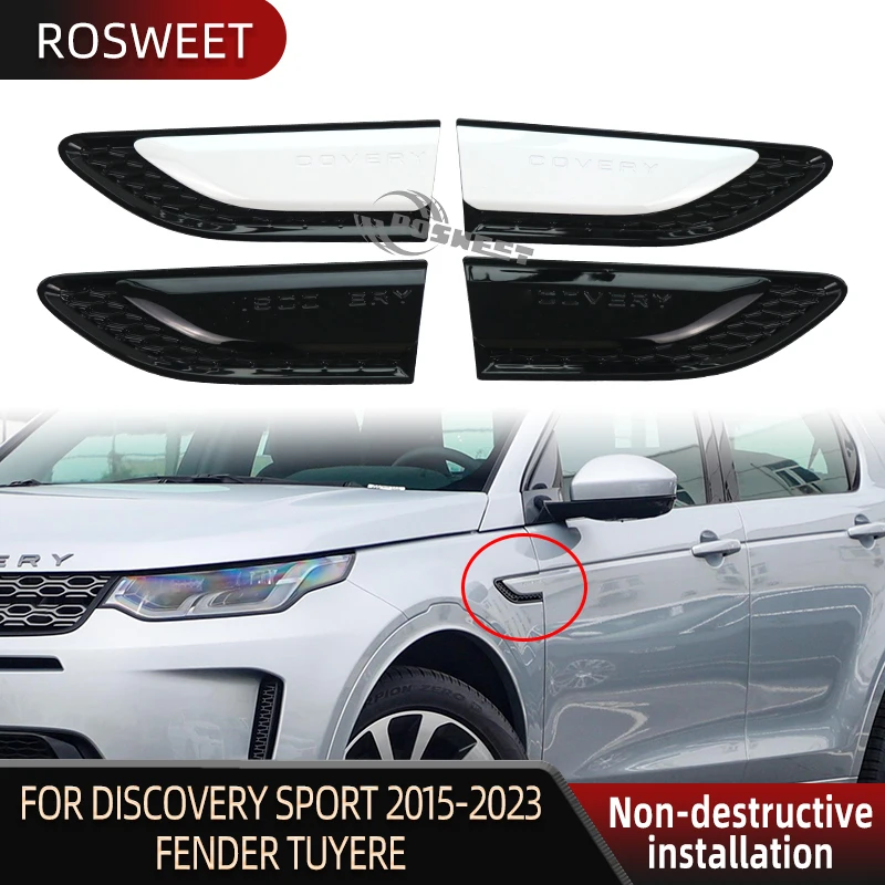 

For Land Rover Discovery Sport 2015-2023 L550 Fender Diffuser Side Vent Cover Air Flow Vent Fender Car Accessories