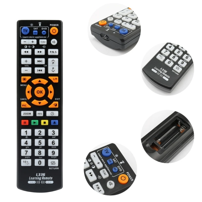 42-Key Universal Smart L336 Remote Controller IR Learning Controller With Learn Function For TV/VCR/SAT/CBL/STR-T/DVD/VCD/CD