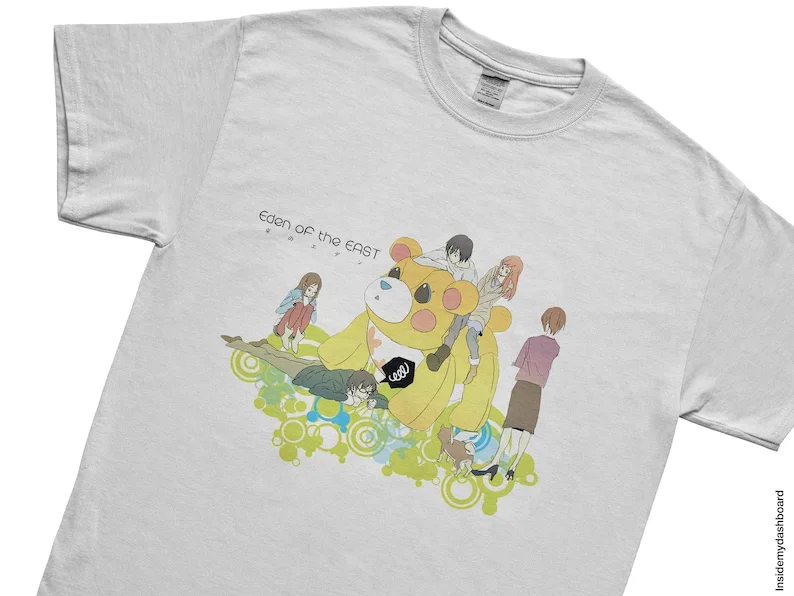 

Eden of the East Teddybear T-Shirt, Higashi no Eden Anime Tee