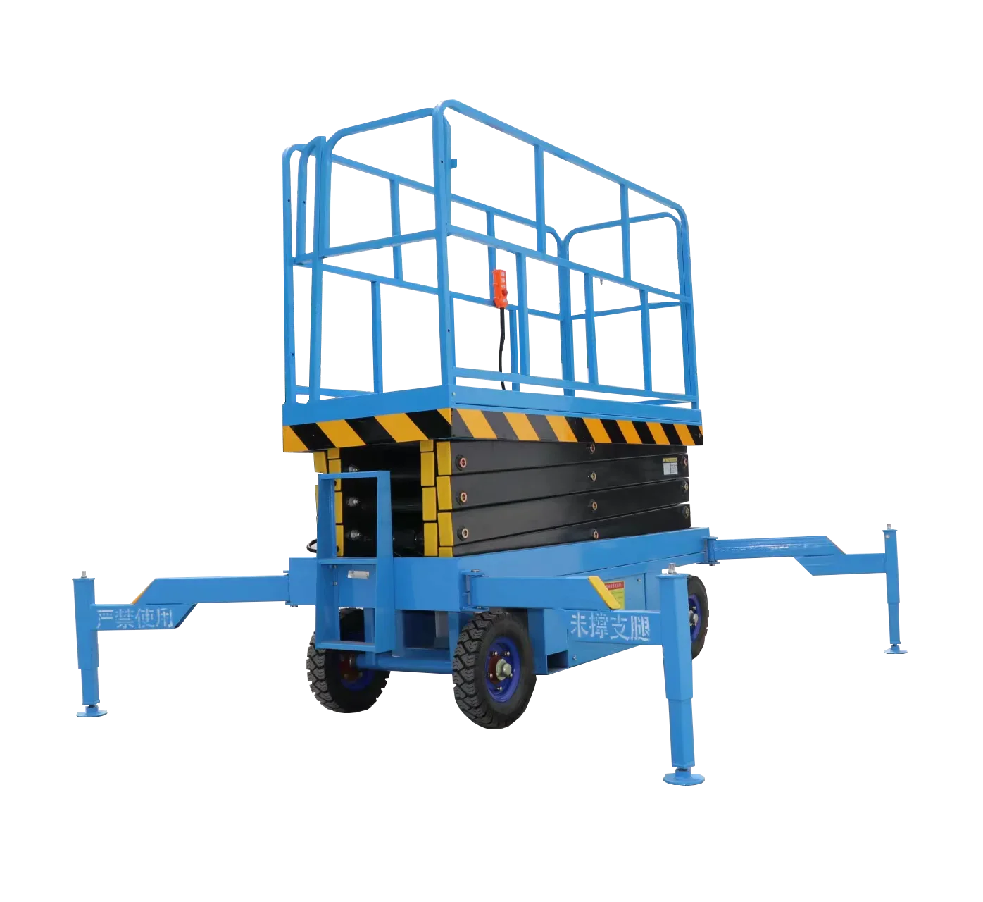 

YG Customized Manufacturers Sell Electric Hydraulic Lift Truck With Moving Shear Fork Aerial Climbing Car Features For Machinery