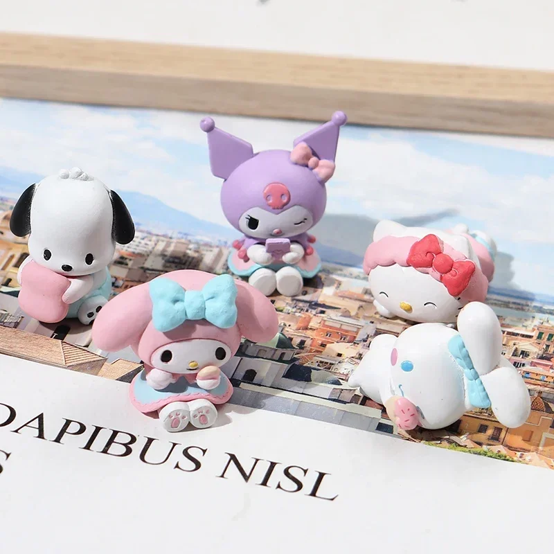 

5 шт./комплект, фигурка Sanrio Cinnamoroll из аниме «понравился куроми»