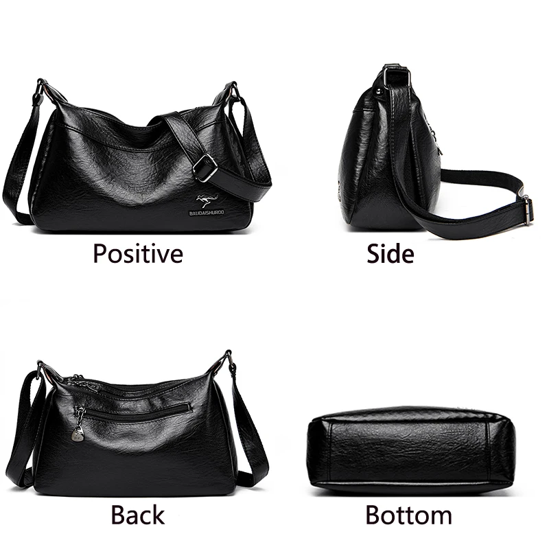 Fashion Leather Handbag for Women Shoulder Bags Genuine sheepskin Crossbody bag for women Messenger Bag Tote Moms Bag Sac A Main