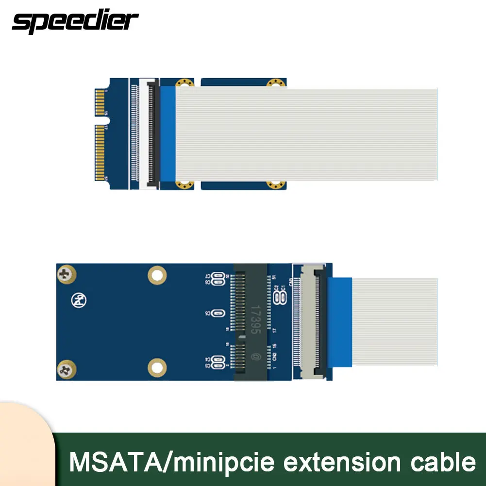 

MSATA MiniPCIe Extension Cable Half-Height Full-Height Extension Cable Network Cards SSD Interface MiniPCIe Extend Cable