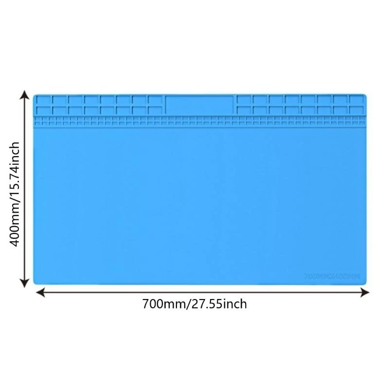 Tappetino saldatura resistente calore in silicone F92C tappetino riparazione a prova riscaldamento a calore e