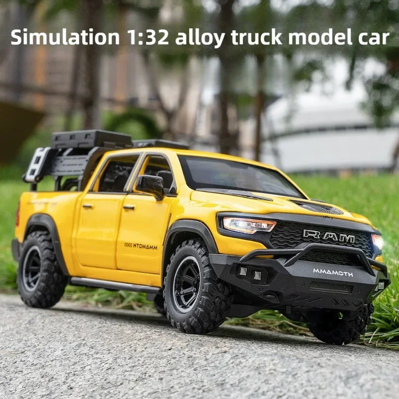 kawaii toy car gift-Simulation 1:32 alloy truck model car,off-road car model,collection ornaments,toys for kids 2 to 4 years old