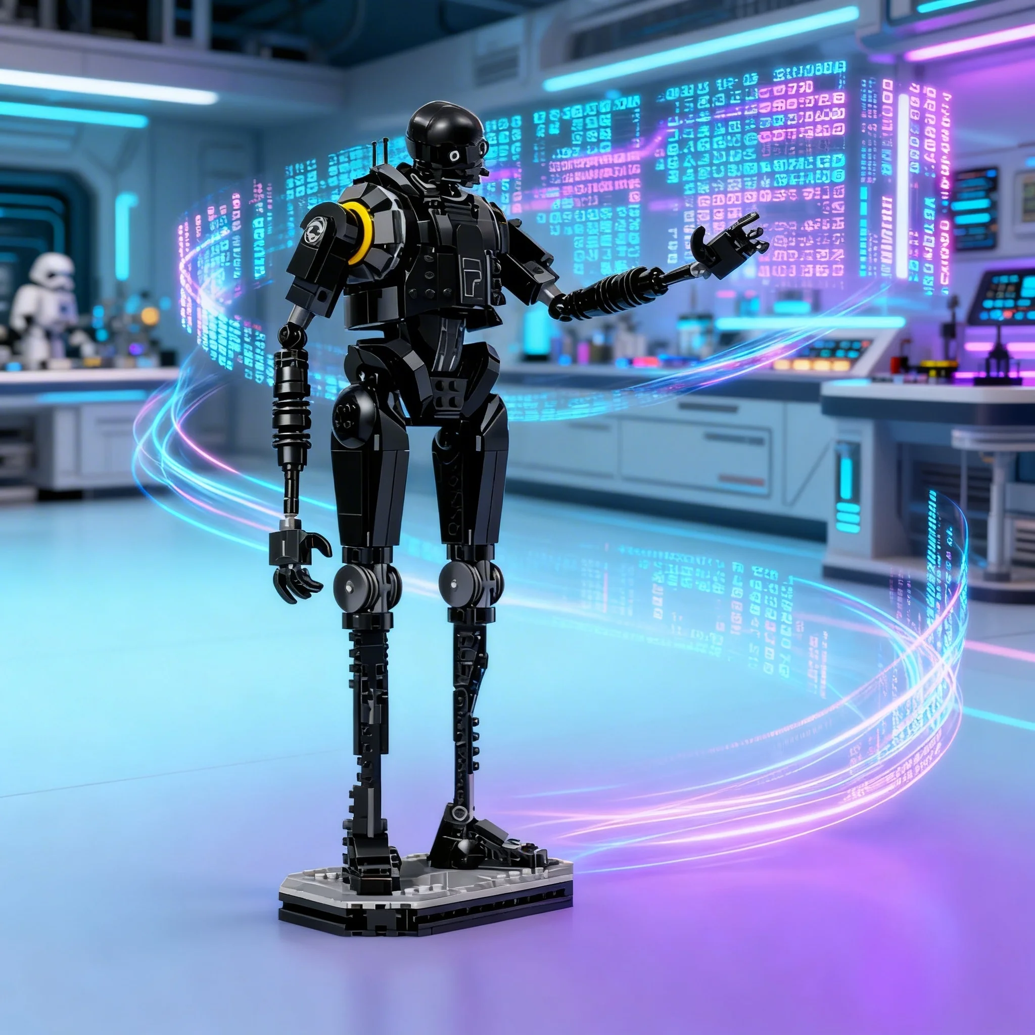 

2026 Robot Conflict Ando Safe Man Building Block Model Male and Female Toys Adult Birthday Holiday Gifts