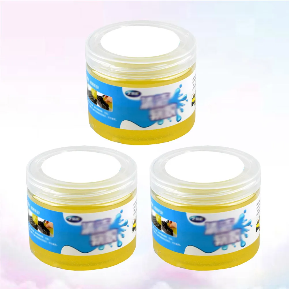 3Pcs Keyboard Cleaning Clay Reusable Dust Erase Gel for Pc Laptop Tablet Electronic Devices Compact Cleaning Tool for Car Vents