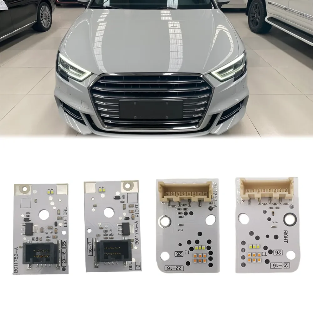 White LED Boards 8V0998474A  For 2017 2018 2019 AUDI A3 S3 Full LED Headlight Daytime Running Light lightsource 8V0998473A