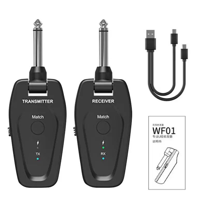 Wireless Guitar Transmitter Receiver Plug And Play Transmitter Receiver For Electric Guitar Wireless Bass Guitar System