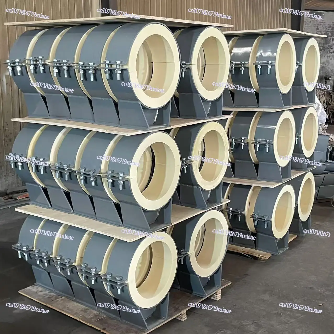 Manufacturer Supplies Cold Water Pipeline L1 L2 L3 Polyurethane Urea Acid Resin Cold Pipe Holder, Thermal Insulation Finished