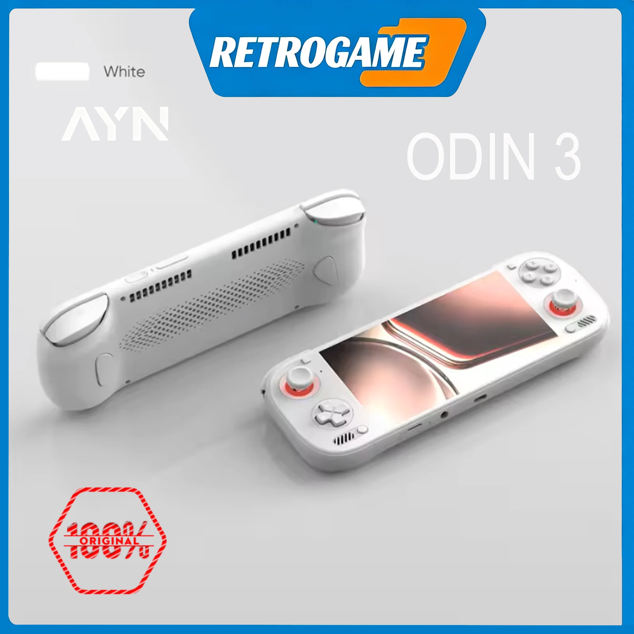 AYN Odin 3 Game Console 6'' 1080P 120Hz AMOLED Screen Handheld With 8000mAh Hall-Effect Joystick/Trigger Handheld Game Console